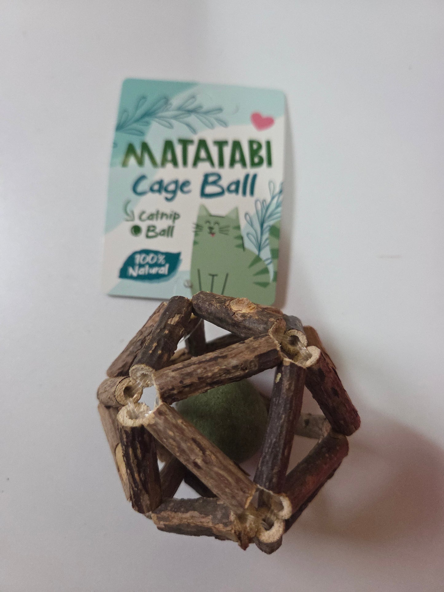 Matatabi cage with catnip
